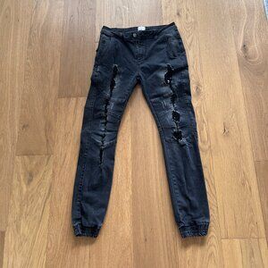Men's Kuwalla Tee Black Jean Joggers